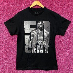 50 Cent Get Rich or Die Tryin' Graphic Design T-Shirt Medium